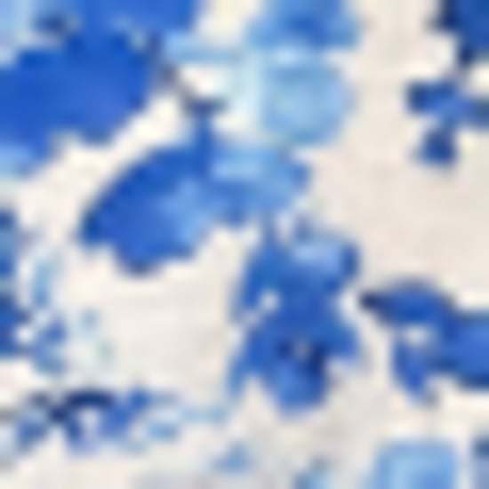 Blue And White Floral Print Tie Shoulder Mini Dress - Image 5