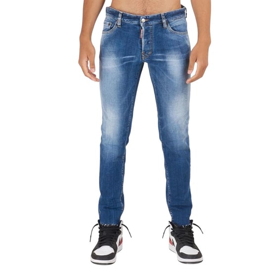 DSquared2 Heren Cropped Slim Jeans (Blauw) - Image 1