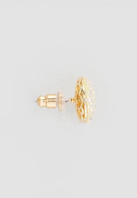 US Polo Assn Jewellery Courtney Geelgouden Oorbellen - Image 3