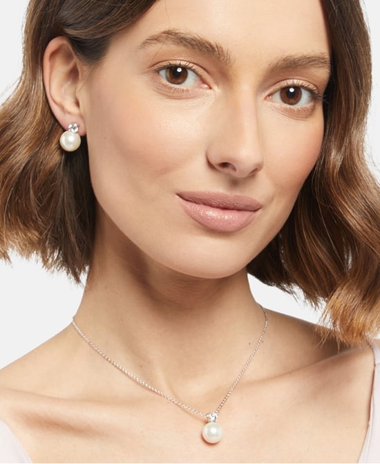 US Polo Assn Jewellery Maisie Rhodium Oorbellen - Image 3