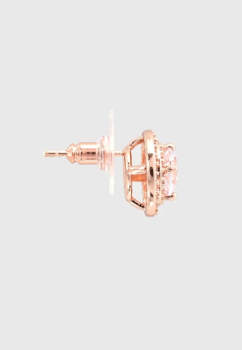 US Polo Assn Jewellery Cristal Rosegouden Oorbellen - Image 2