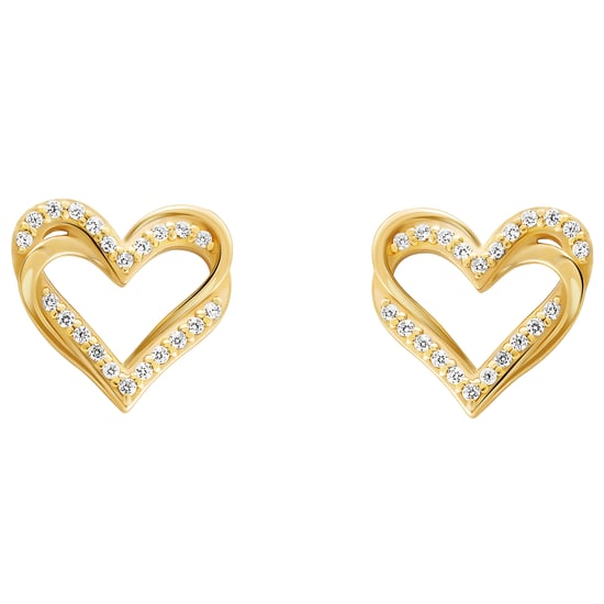 Orphelia 'Cecilia' Dames 925 Sterling Zilveren Set: Ketting + Oorbellen + Ring - Gouden SET-7584/G - Image 3