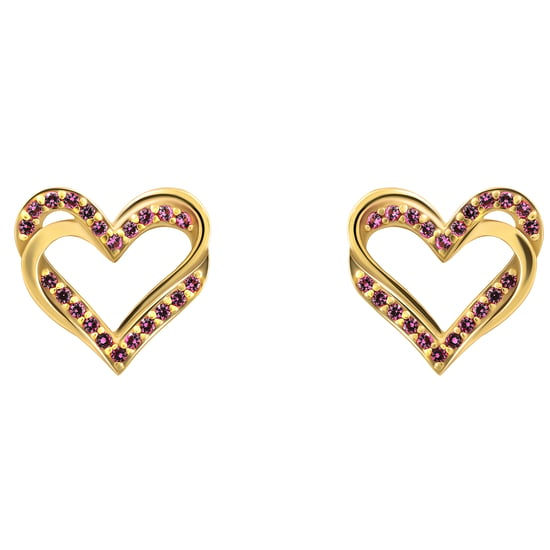Orphelia 'Cecilia' Dames 925 Sterling Zilveren Set: Ketting + Oorbellen + Ring - Gouden SET-7584/R - Image 3