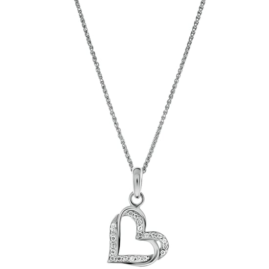 Orphelia 'Cecilia' Dames 925 Sterling Zilveren Set: Ketting + Oorbellen + Ring - Zilver SET-7584 - Image 2