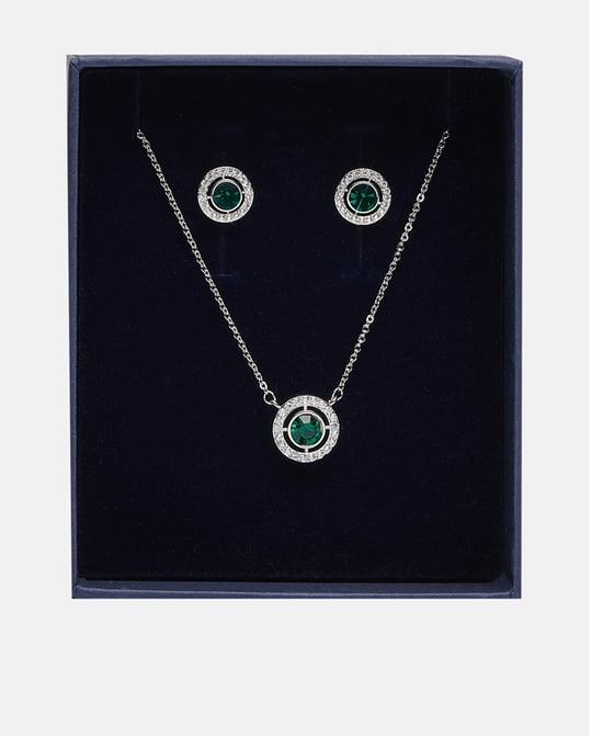 US Polo Assn Jewellery Paula Rhodium Parure - Image 4