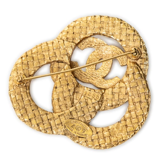 CC Woven Brooch  Broche - Image 2