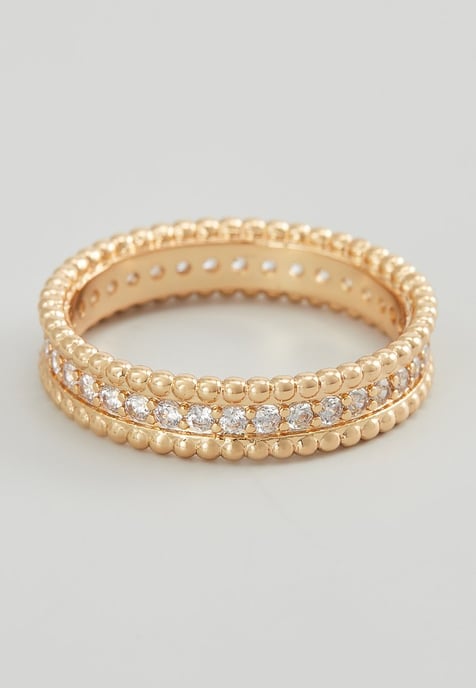 US Polo Assn Jewellery Sabrine Geelgouden Ring - Image 1