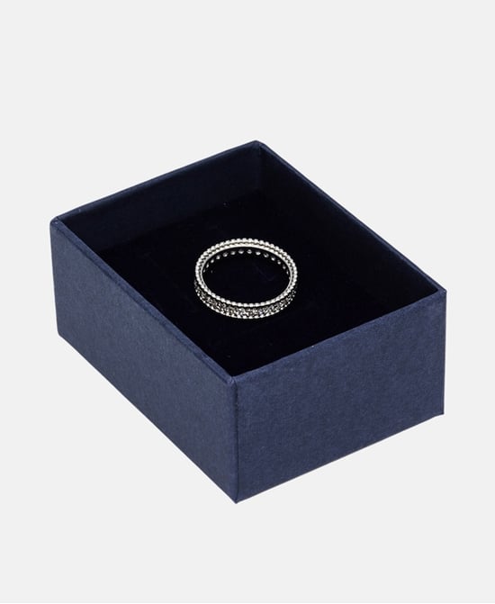 US Polo Assn Jewellery Sabrine Rhodium Ring - Image 3