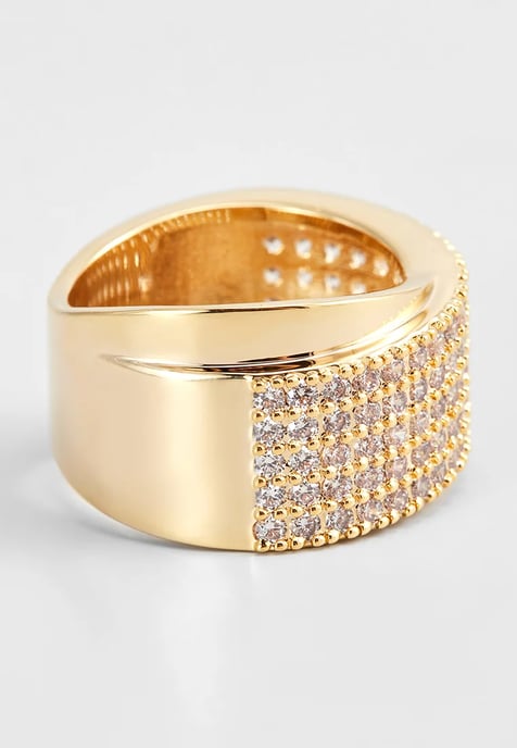US Polo Assn Jewellery Fanny Geelgouden Ring - Image 3