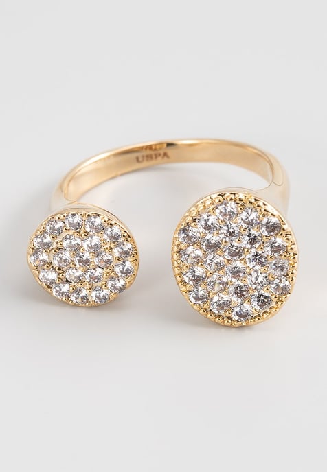 US Polo Assn Jewellery Evelyn Geelgouden Ring - Image 1