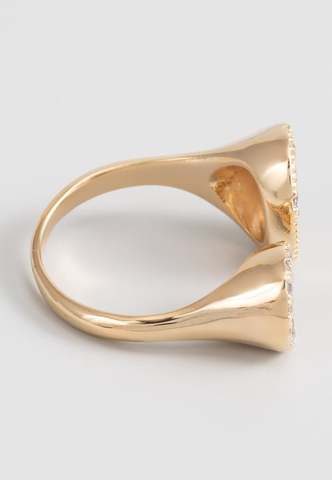 US Polo Assn Jewellery Evelyn Geelgouden Ring - Image 3