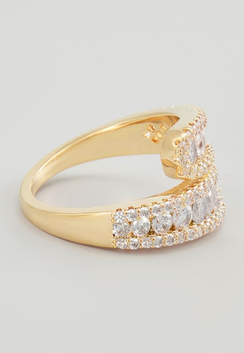 US Polo Assn Jewellery Margot Geelgouden Ring - Image 3