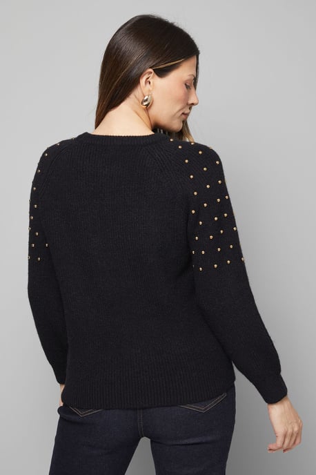Stud Embellished Jumper - Image 3