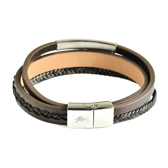 US Polo Assn Jewellery Harrison leren armband - Image 2
