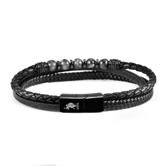 US Polo Assn Jewellery Brandon Zwarte Armband - Image 2