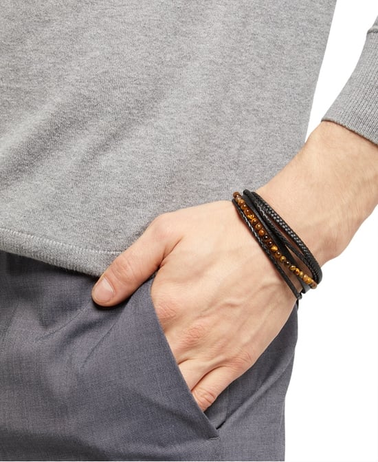 US Polo Assn Jewellery Brandon Zwarte Armband - Image 4