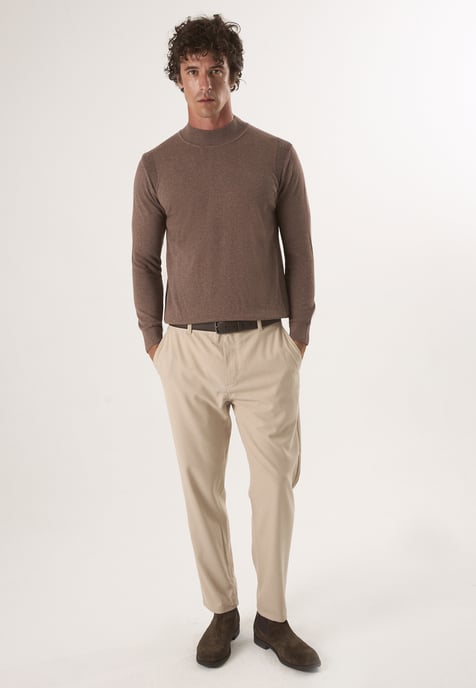 Pullover Half Turtleneck Sweater - Image 2