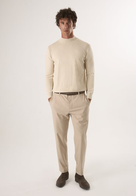 Pullover Half Turtleneck Sweater - Image 2