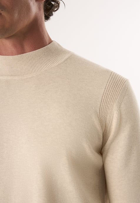 Pullover Half Turtleneck Sweater - Image 3