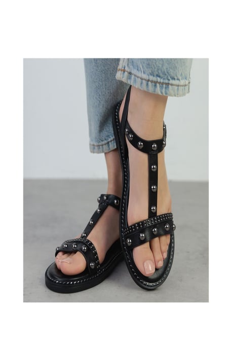 Noell Black Sandals - Image 2