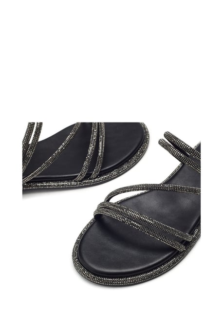 Jannay Black Sandals - Image 4