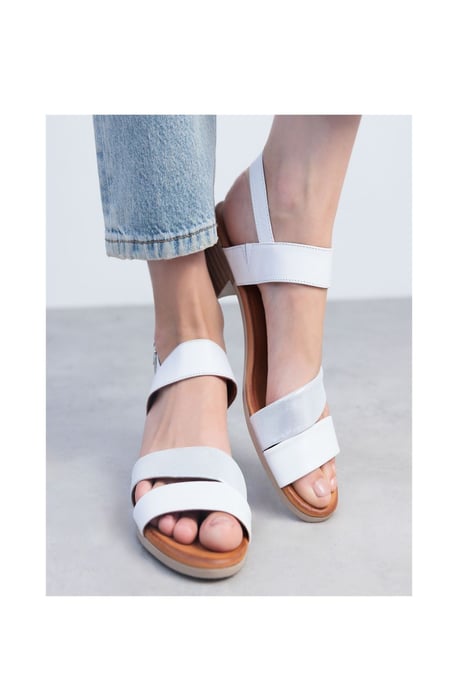 Kala White Sandals - Image 2