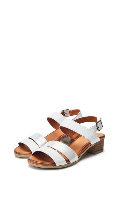 Kala White Sandals - Image 3