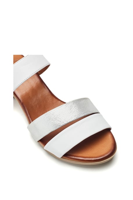 Kala White Sandals - Image 4