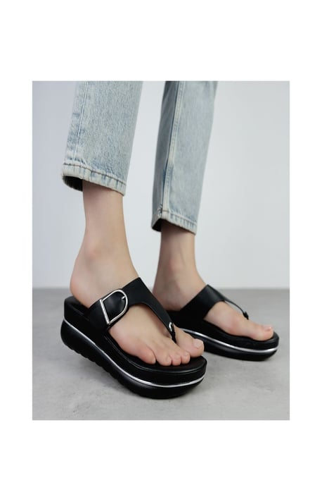 Jesse Black Sandals - Image 2