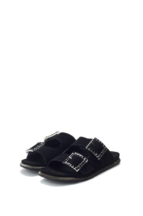 Laccie Black Sandals - Image 3