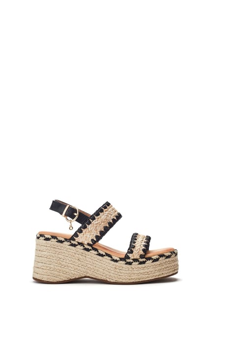 Kelila Black Sandals - Image 1