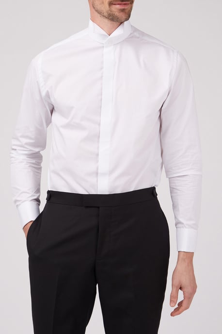 Tailored Double Cuff Dress Shirt - Image 1