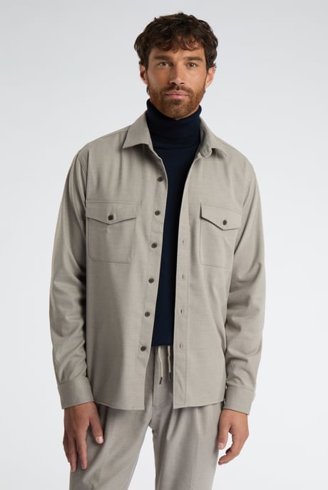 Ls Overshirt With Front Pockets - Image 1