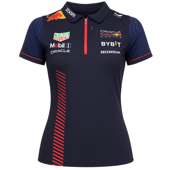 Castore Red Bull Racing F1 Team Formula Womens Navy Polo Shirt - Image 1