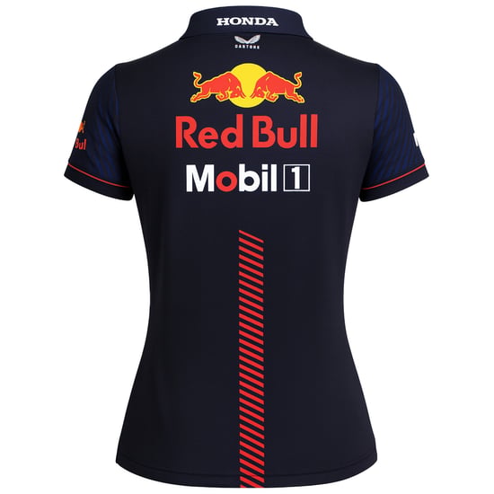 Castore Red Bull Racing F1 Team Formula Womens Navy Polo Shirt - Image 4