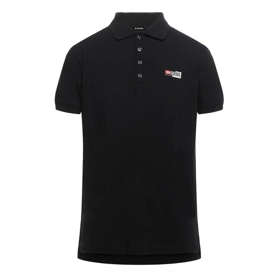 Diesel Heren T-Weet Logo Polo Shirt (Zwart) - Image 1