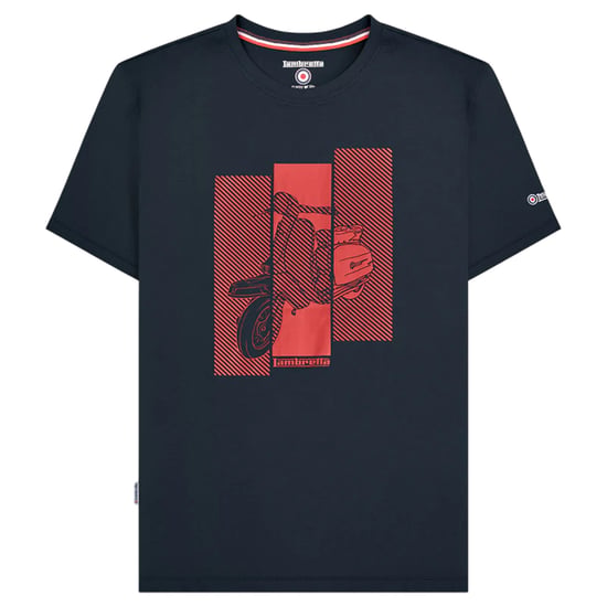 Lambretta Mens Scooter T-Shirt (Navy) - Image 1