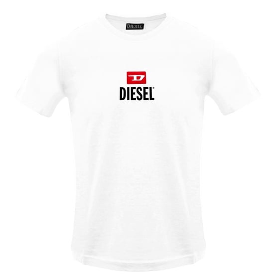 Diesel Herenlogo T-Shirt (Wit) - Image 1