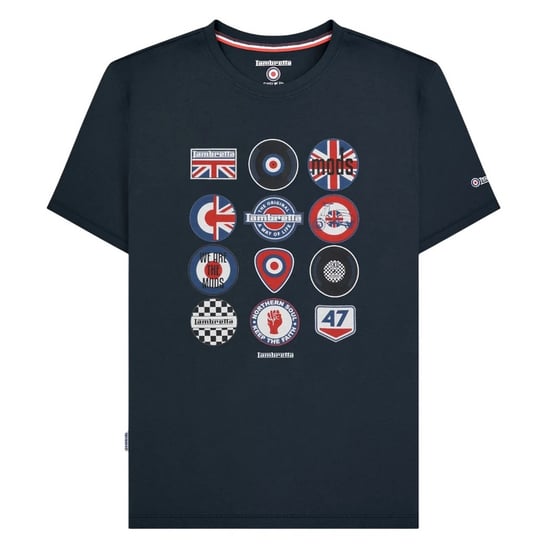 Lambretta Mens Badge T-Shirt (Navy) - Image 1