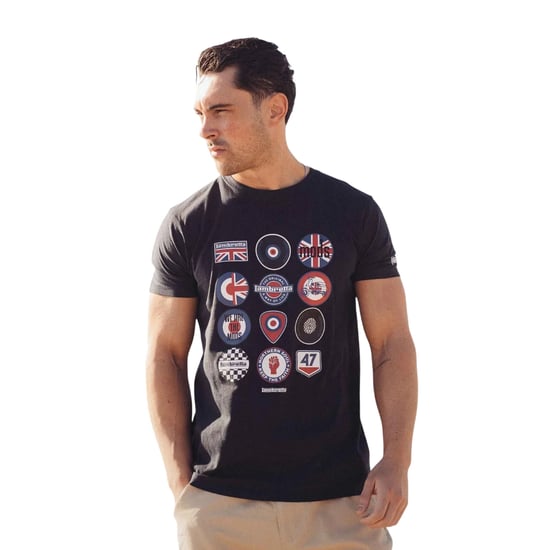 Lambretta Mens Badge T-Shirt (Navy) - Image 3