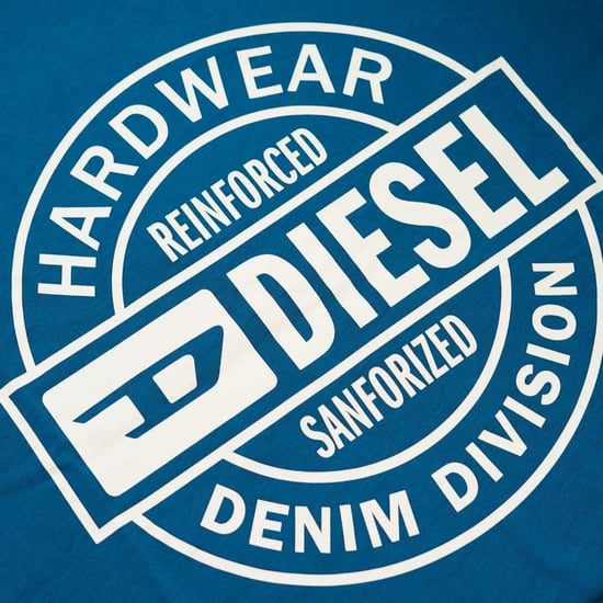Diesel Mens Hardware Circle T-Shirt (Blue Sapphire) - Image 2