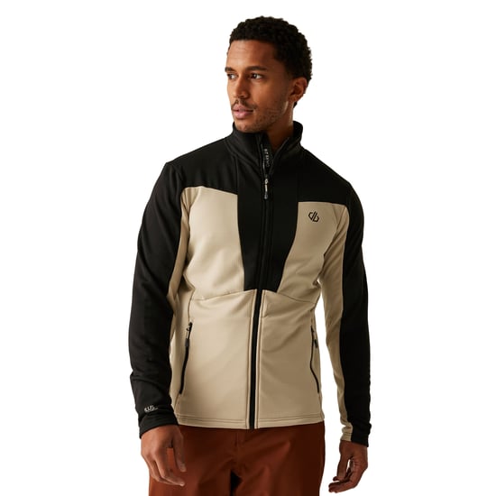 Dare 2B Heren Substratum IV Core Stretch Middellaag (Abbeystone/Zwart) - Image 4