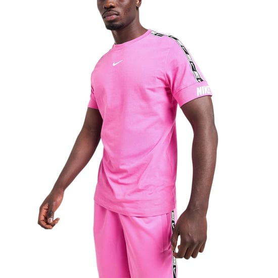 Nike Mens T Shirts Tape NSW Repeat Fleece Cotton Sportswear - Image 1