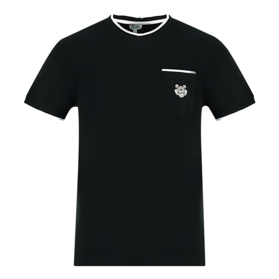 Kenzo Branded Pocket Logo Zwart T-shirt - Image 1