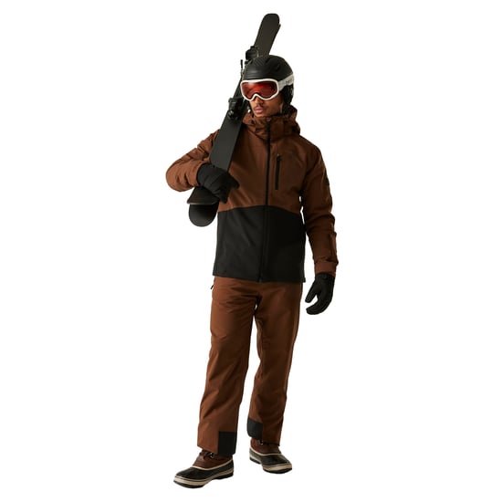 Dare 2B Mannen Edge III Ski Jacket (Donkerbruin/Zwart) - Image 5