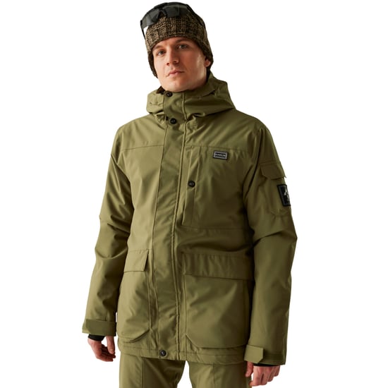 Dare 2B Mens Twin Tip Ski Jacket (Olive Green) - Image 5