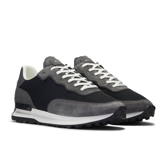 Men's Mallet Caledonian Trainers in Black - Image 1