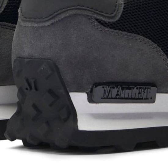 Men's Mallet Caledonian Trainers in Black - Image 4