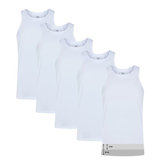 Cappuccino Italia Tee SS 5-Pack Undershirt White - Image 1