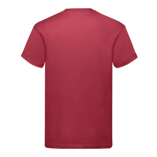 Fruit of the Loom Unisex Adult Original Cotton T-Shirt (Brick Red) - Image 2